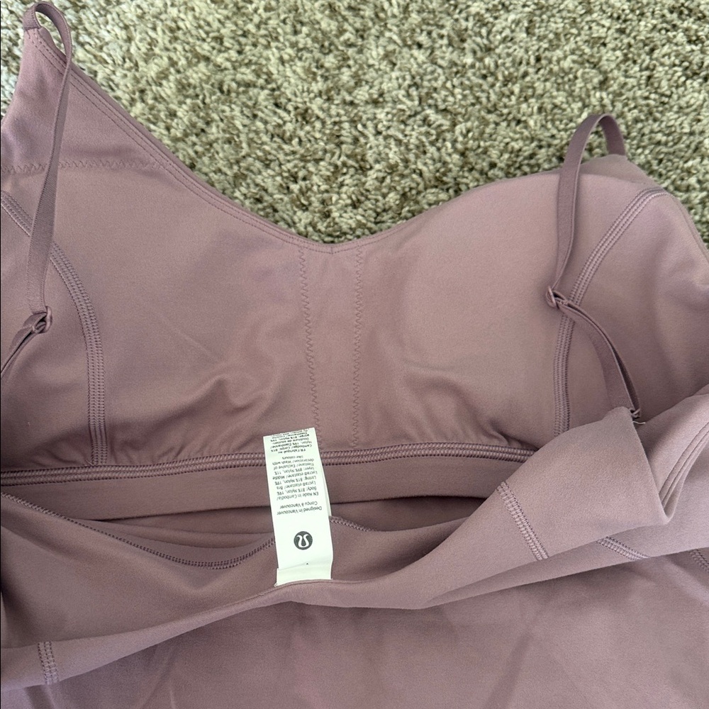 Lululemon Women’s Mauve Spaghetti Strap Tank Top - Picture 3 of 4